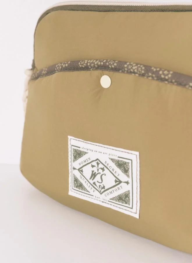 women'secret  Vivid green medium floral vanity case for Women | Best Price UAE